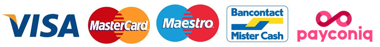 Taxi betalingsmogelijkheden: Visa / Mastercard / Maestro / Bancontact / Payconiq / cash 